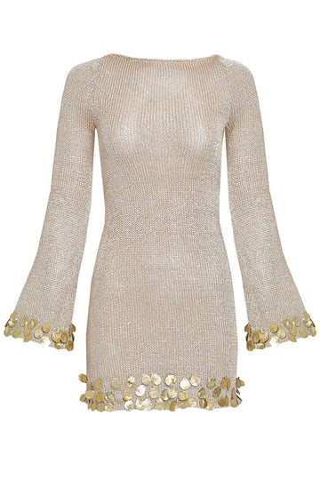Sienna sequin gold