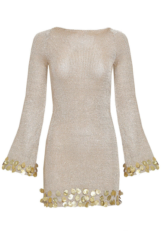 Sienna sequin gold